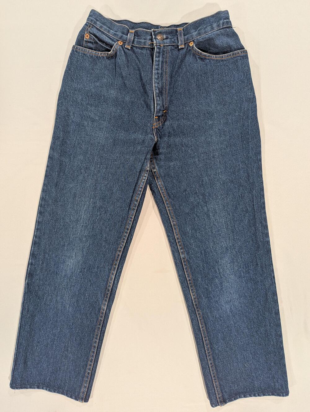 Vintage USA Levi's Jeans Womens 12 29x29 Blue Med Wash High Rise Tapered Denim